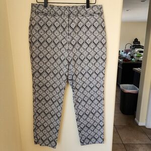 Women's Charter Club Pants Shop Classic Fit Size 12 Tapered Ankle Pants NWOT